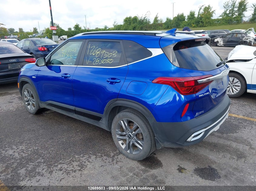 Vin: kndeucaa5n7283030, lot: 3094232, kia seltos ex 20223