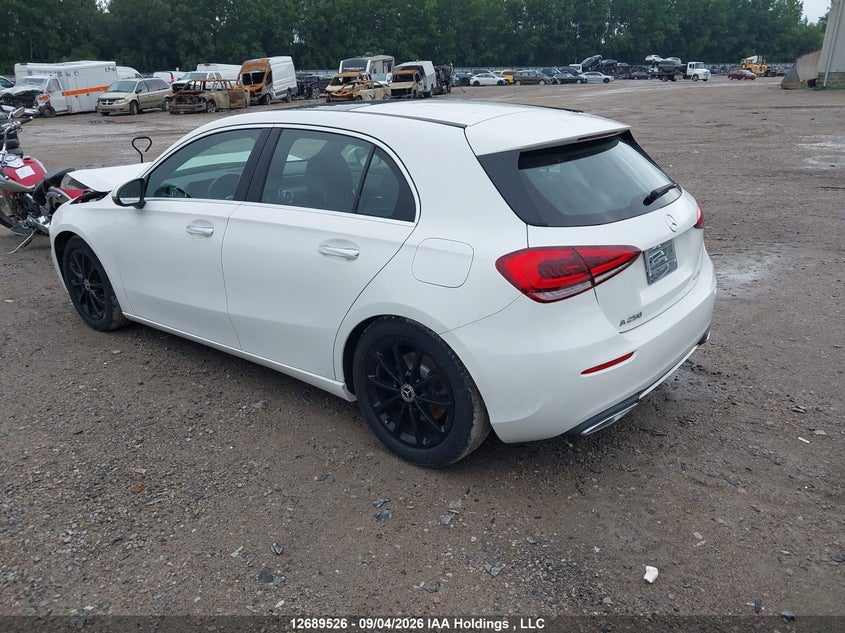 Vin: wdd3f4hb1lj120113, lot: 3094255, mercedes-benz a 250 4matic 20203