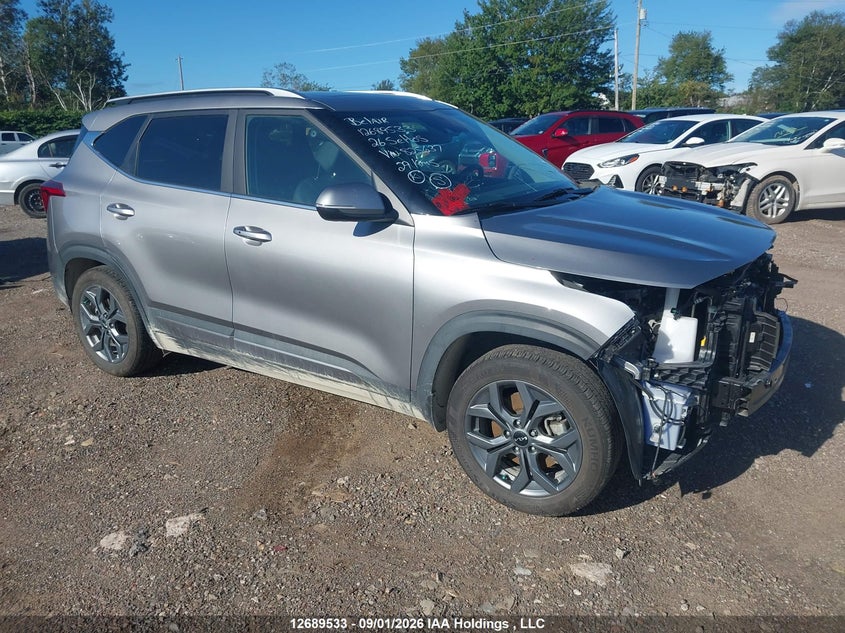 2026 Kia Seltos Ex/Ex Premium, Удар спереди, IAAI, VIN KNDEUCAA8T7825637