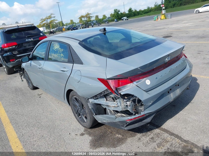 Vin: kmhlm4ag3mu142292, lot: 3094263, hyundai elantra preferred ivt 20213