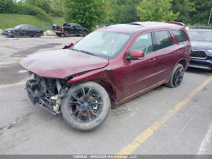 Vin: 1c4rdjdg6hc743927, lot: 3094271, dodge durango gt 20172