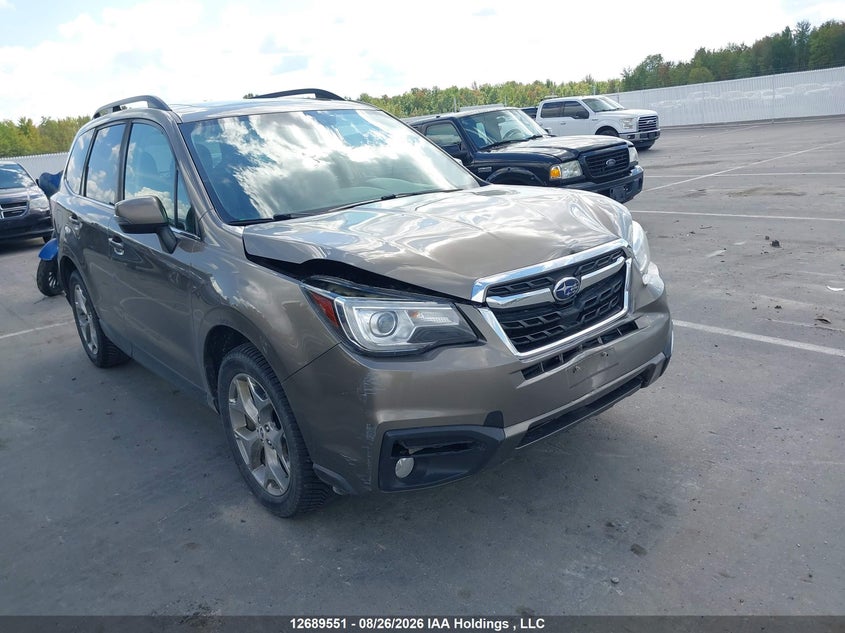 2017 Subaru Forester 2.5I Touring, Удар спереди, IAAI, VIN JF2SJESC6HH407684