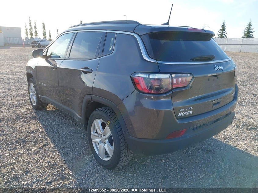 Vin: 3c4njdbb8nt133883, lot: 3094281, jeep compass north 20223