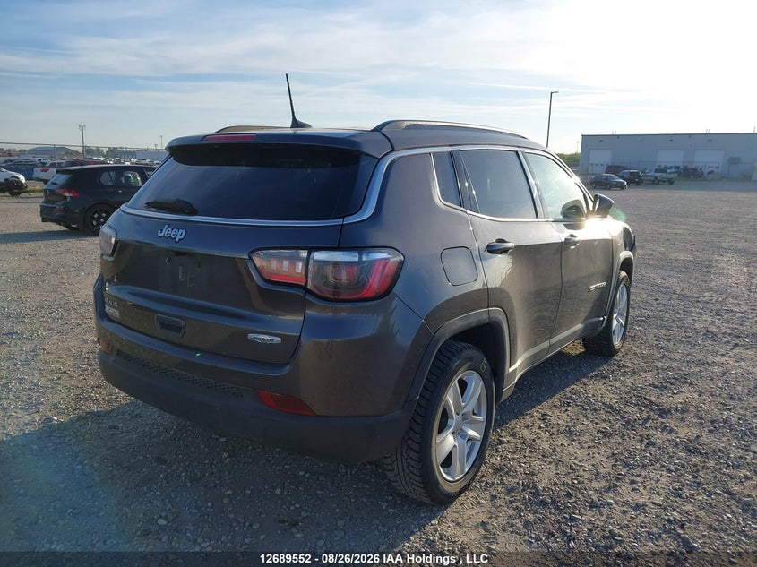 Vin: 3c4njdbb8nt133883, lot: 3094281, jeep compass north 20224