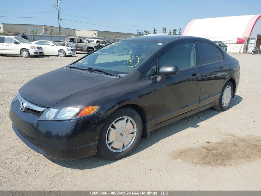 2008 Honda Civic, Vandalized, IAAI, VIN 2HGFA16488H113694 — photo 2