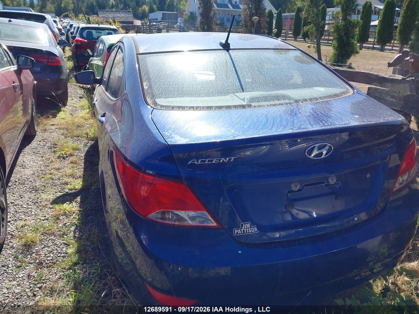 Vin: kmhct4ae3fu844830, lot: 3094321, hyundai accent gls 20153