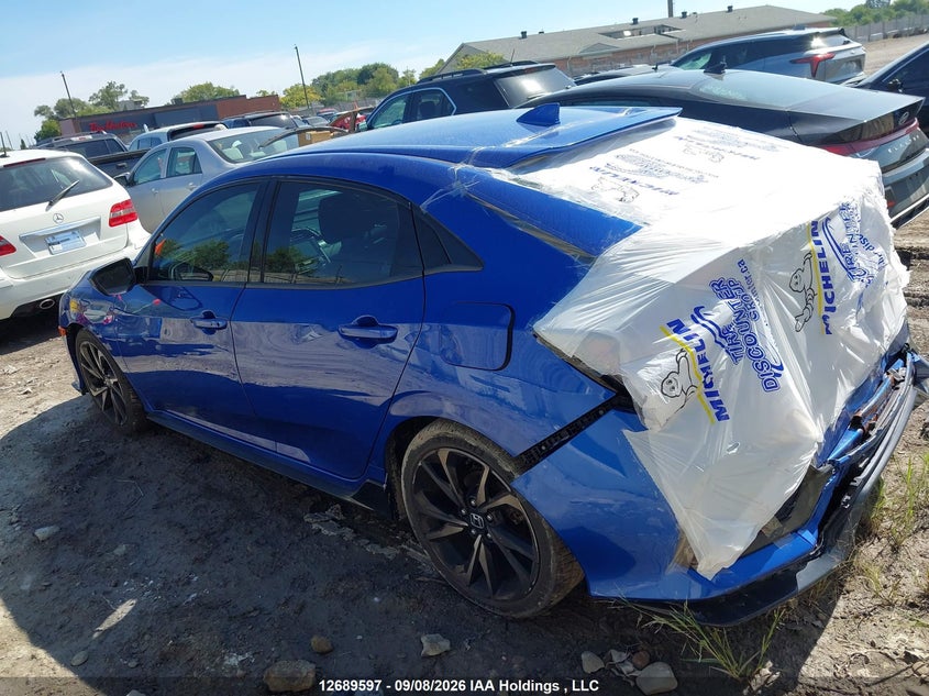 Vin: shhfk7h49hu308171, lot: 3094327, honda civic sport 20173