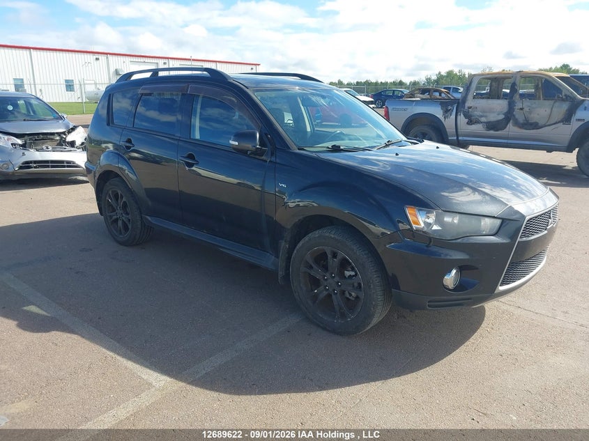 2013 Mitsubishi Outlander Ls, Left Side, IAAI, VIN JA4JT3AX8DU600816