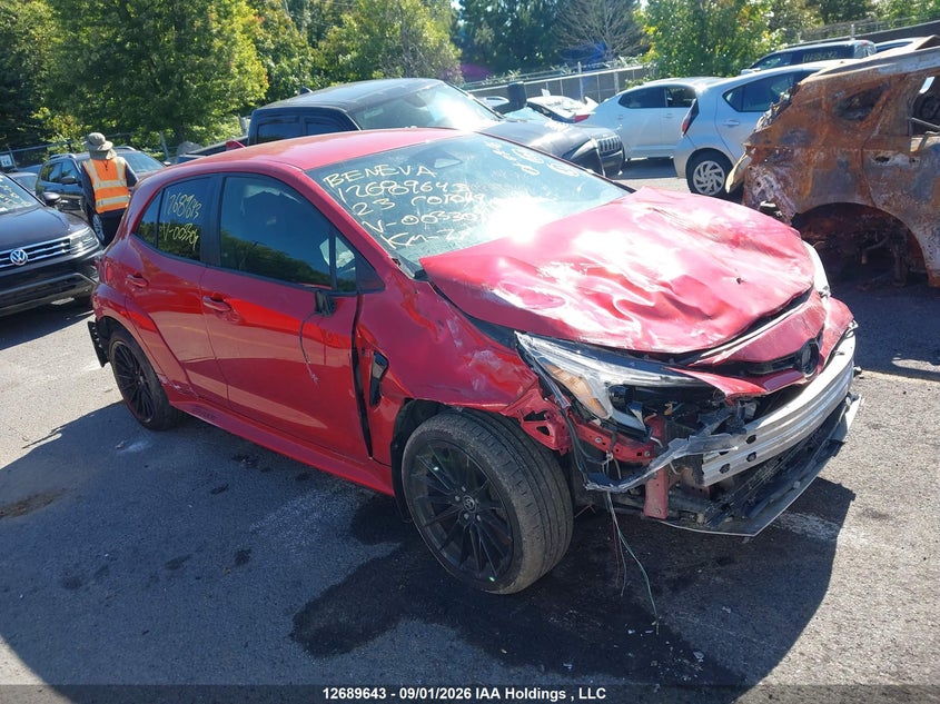 Vin: jtnabaae2pa003304, lot: 3094373, toyota gr corolla core 2023 img_1