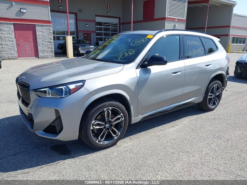 2025 BMW X1, Rear, IAAI, VIN WBX73EF06S5391982 — photo 2