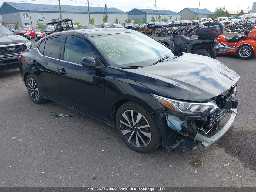 2023 Nissan Sentra Sv, Удар спереду, IAAI, VIN 3N1AB8CV5PY249126