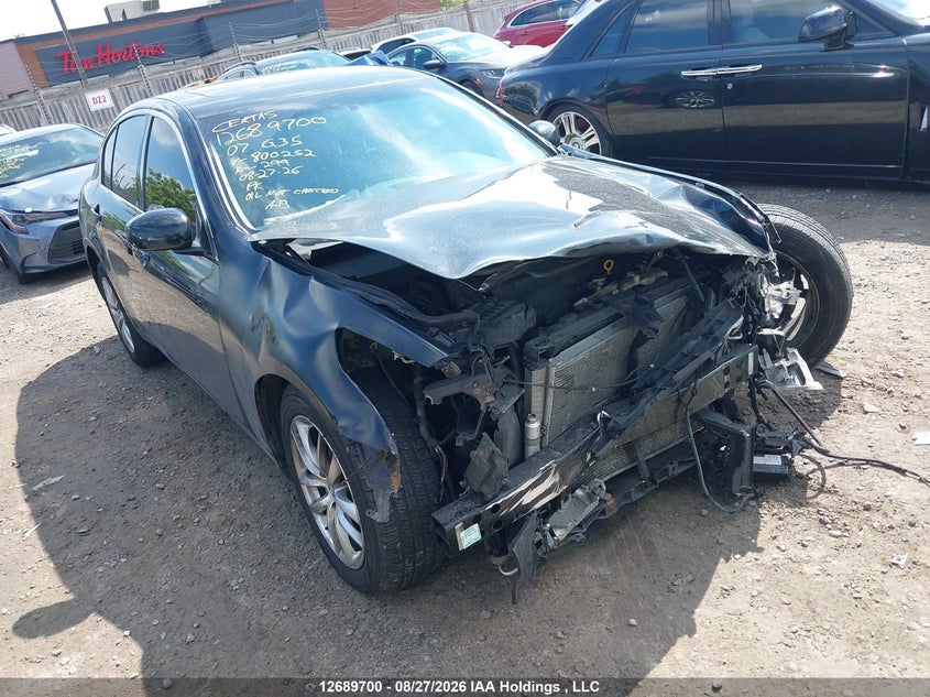 2007 Infiniti G35, Удар спереду, IAAI, VIN JNKBV61F27M800252