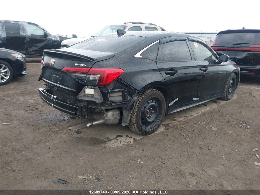 Vin: 2hgfe1f95ph001031, lot: 3094475, honda civic 20234