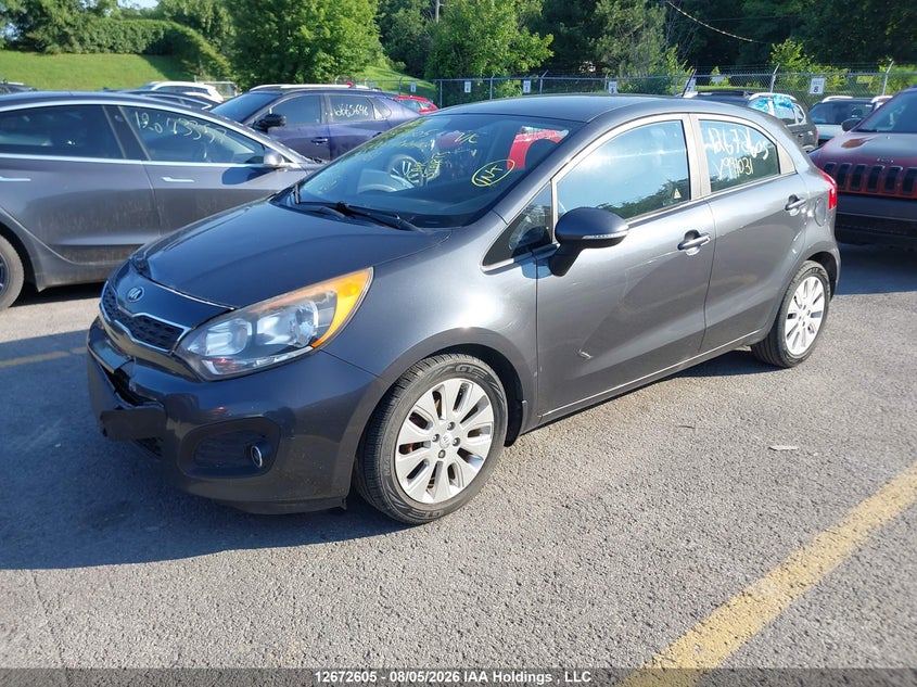 2015 Kia Rio, Front, IAAI, VIN KNADN5A35F6991031 — photo 2