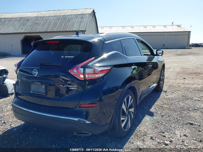 Vin: 5n1az2mh5hn111885, lot: 3094511, nissan murano s/sl/sv/platinum 20174