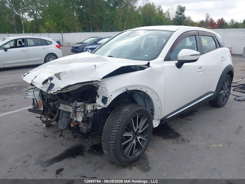 Vin: jm1dkfd70g0134555, lot: 3094532, mazda cx-3 grand touring 20162