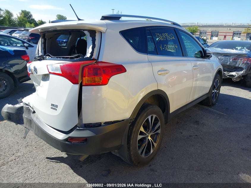 Vin: 2t3rfrev9fw281654, lot: 3094540, toyota rav4 xle 20154