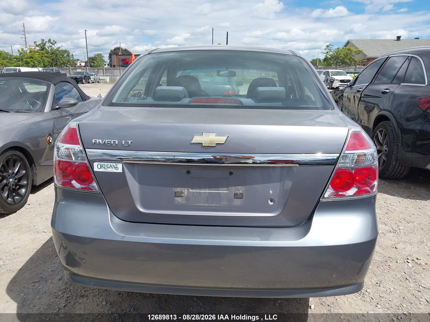 2009 CHEVROLET AVEO HATCHBACK 1.6L I-4 DOHC, VVT, REGULAR , 106HP