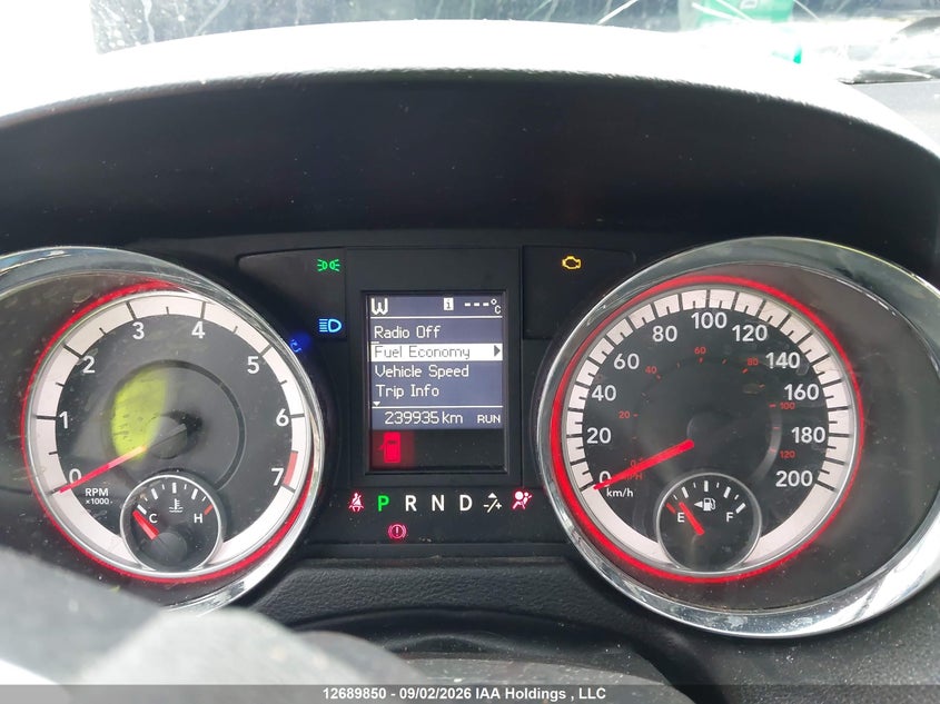 2014 DODGE CARAVAN VAN 3.6L V-6 DOHC, VVT, REGULAR , 283HP