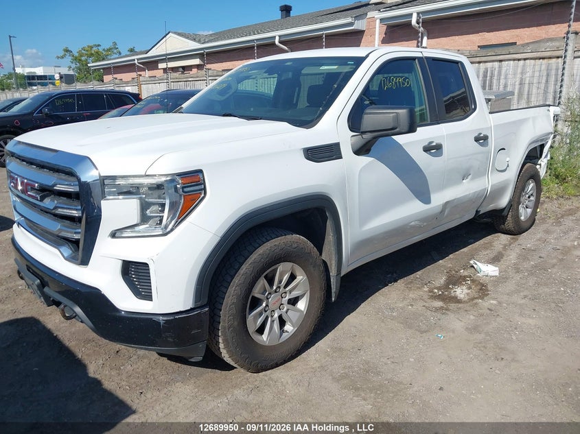 2019 GMC Sierra, Удар ззаду, IAAI, VIN 1GTR9AEF6KZ283289 — фото 2