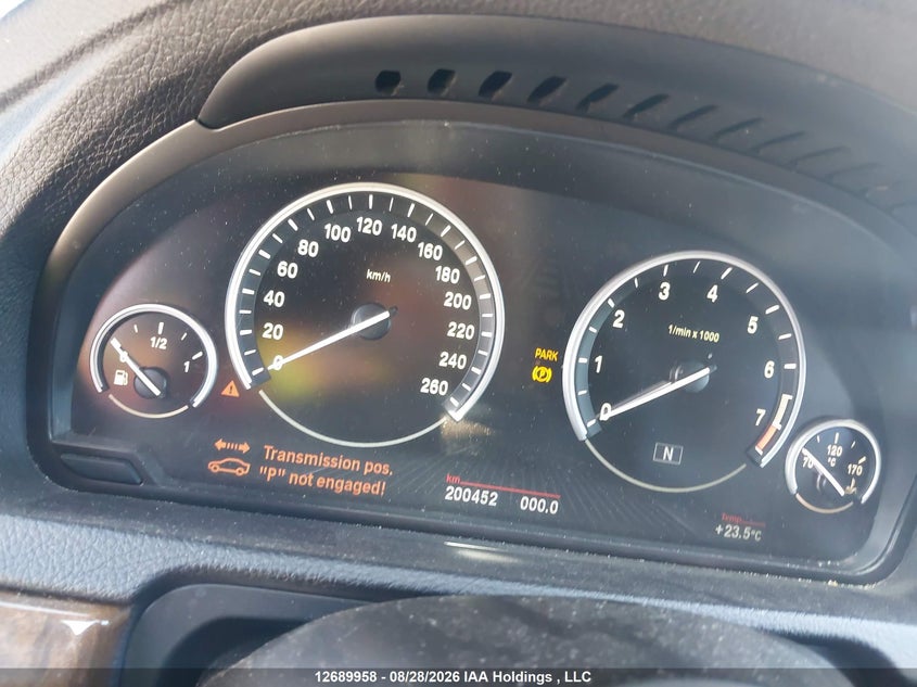 2013 BMW 5ER SEDAN 3.0L I6 FI DOHC 24V NF4