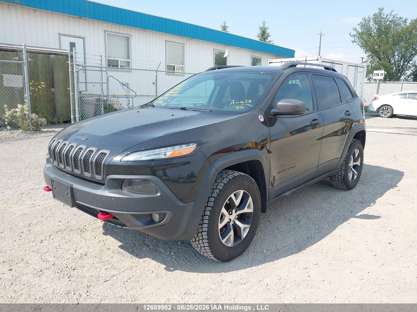 2017 Jeep Cherokee, Hail, IAAI, VIN 1C4PJMBS4HW542745 — photo 2