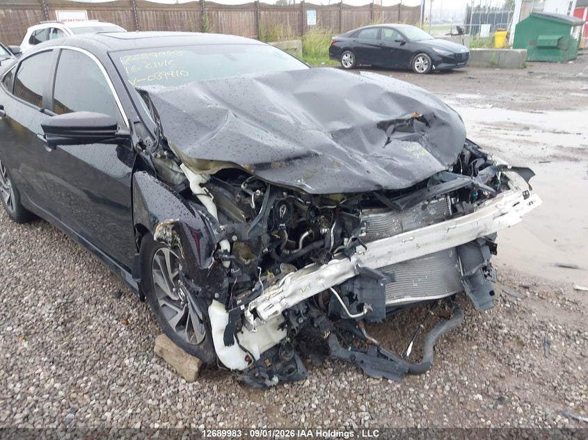 2016 HONDA CIVIC SEDAN 2.0L I-4 DOHC, VVT, 158HP