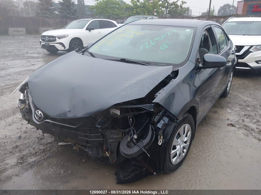 2016 Toyota Corolla, Удар спереду, IAAI, VIN 2T1BPRHE0GC733710 — фото 2