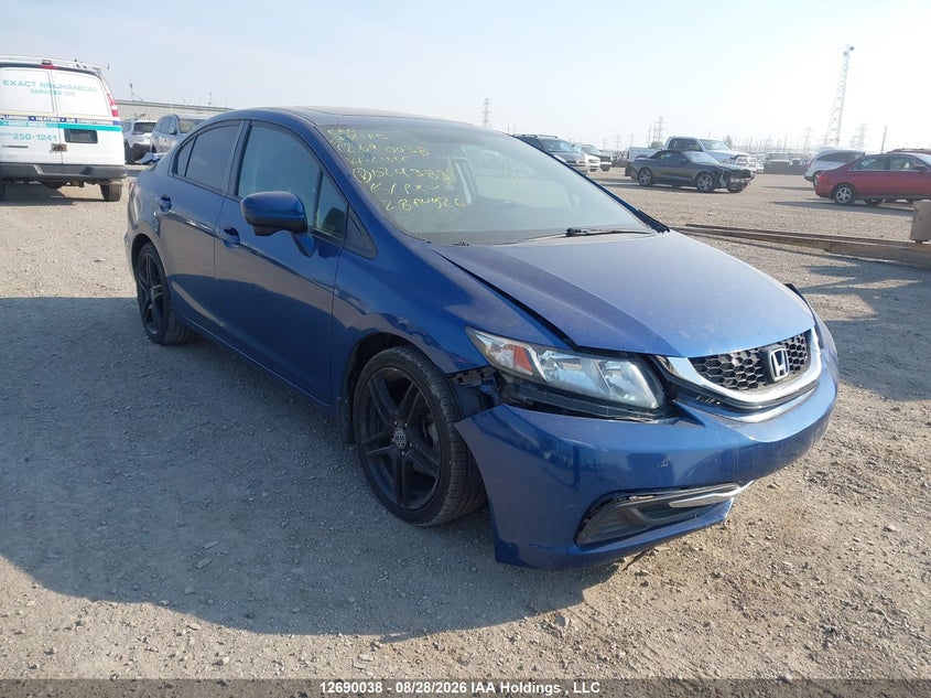 2014 Honda Civic Ex, Front, IAAI, VIN 2HGFB2F57EH024383