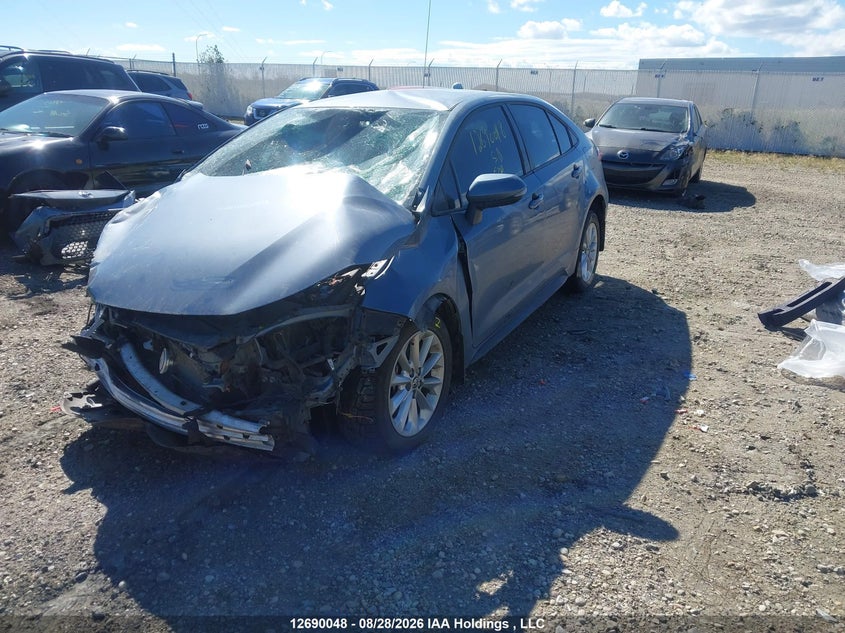2020 Toyota Corolla, Front, IAAI, VIN 5YFB4RBE1LP057201 — photo 2