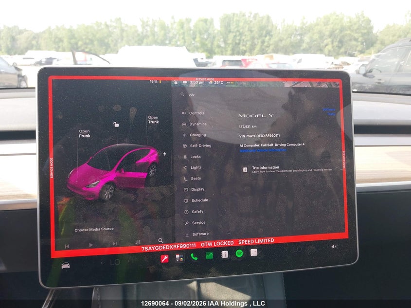 2024 TESLA MODEL Y SPORT UTILITY VEHICLE ELECTRIC