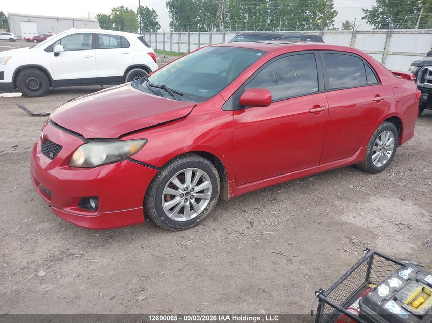 Vin: 2t1bu4ee5ac466880, lot: 3094806, toyota corolla s/le/xle 20102