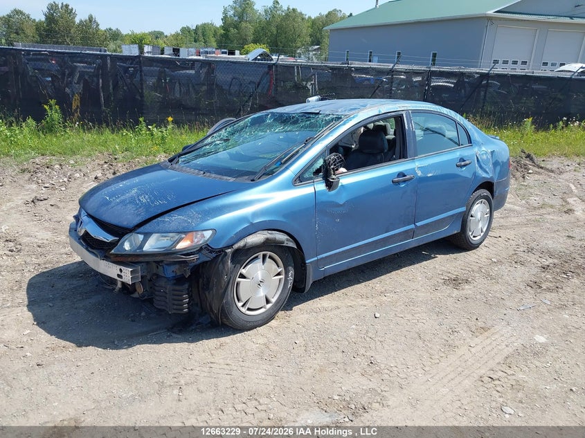2010 Honda Civic Dx-G, All Over, IAAI, VIN 2HGFA1F40AH035966 — photo 2