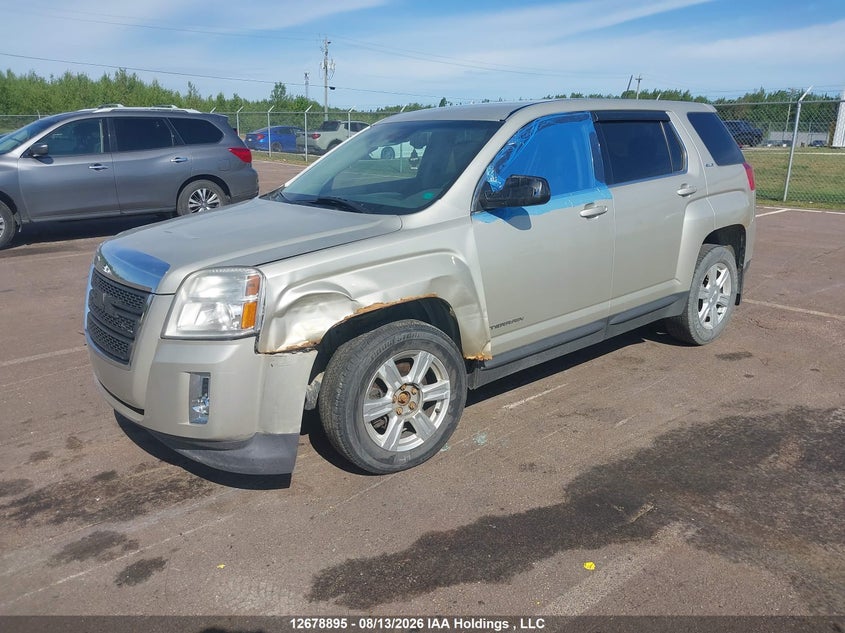 2015 GMC Terrain, Left Side, IAAI, VIN 2GKALMEK8F6424933 — photo 2