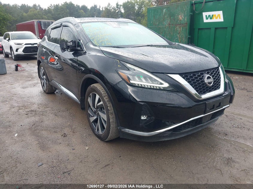 2024 Nissan Murano Sl, Удар спереди, IAAI, VIN 5N1AZ2CS2RC112437