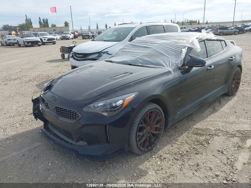 2018 Kia Stinger, Удар спереду, IAAI, VIN KNAE55LC5J6038913 — фото 2