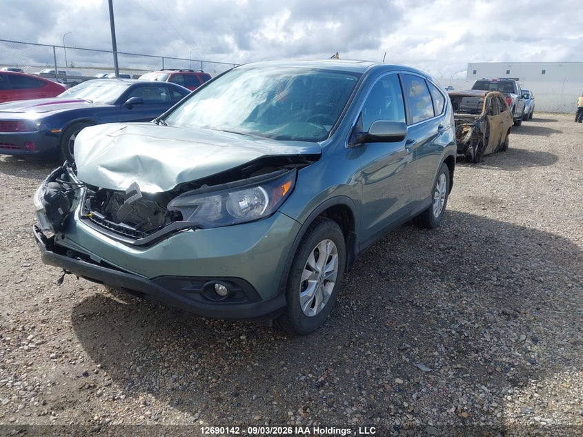 2013 Honda CR-V, Удар спереду, IAAI, VIN 2HKRM4H54DH114367 — фото 2