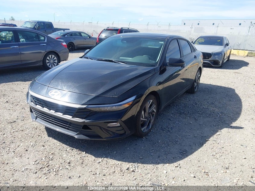 Vin: kmhlm4dg0su889874, lot: 3094987, hyundai elantra preferred with tech package 20252