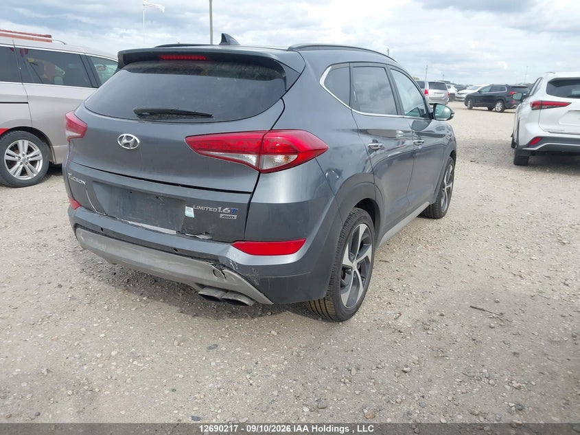 Vin: km8j3ca21hu434523, lot: 3095000, hyundai tucson limited/sport and eco/se 20174