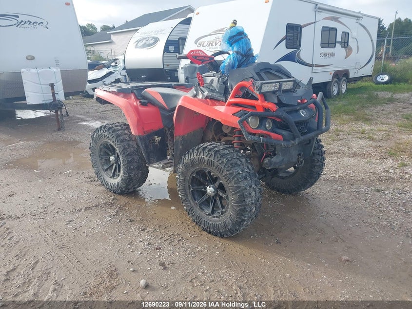 2018 Can-Am Outlander 650 X Mr, Rollover, IAAI, VIN 3JBLWAJ45JJ000291