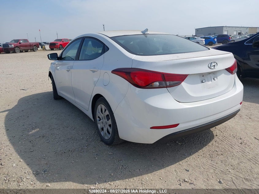 Vin: 5npdh4ae1gh759376, lot: 3095007, hyundai elantra gl 20163