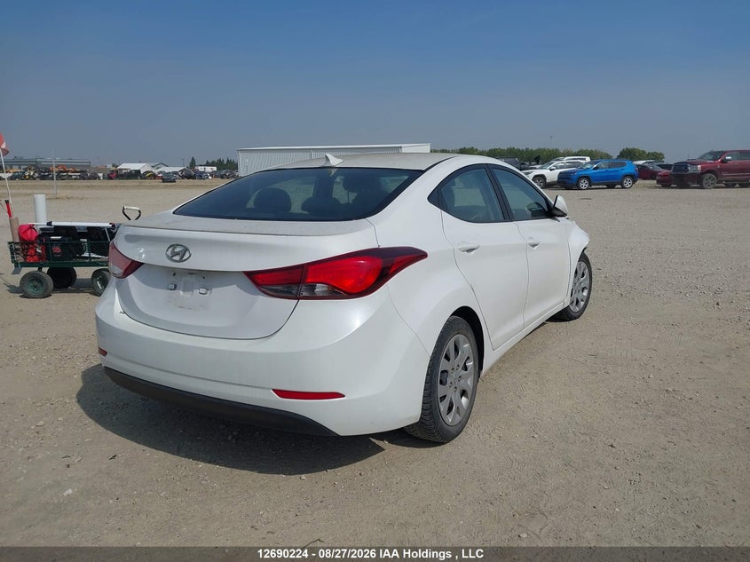 Vin: 5npdh4ae1gh759376, lot: 3095007, hyundai elantra gl 20164