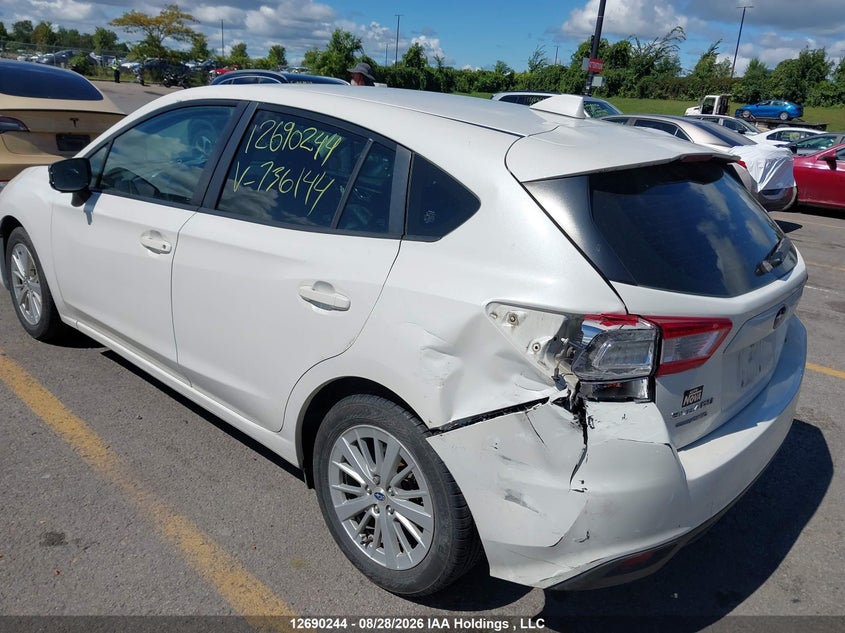 Vin: 4s3gtae68j3736144, lot: 3095027, subaru impreza touring 20183