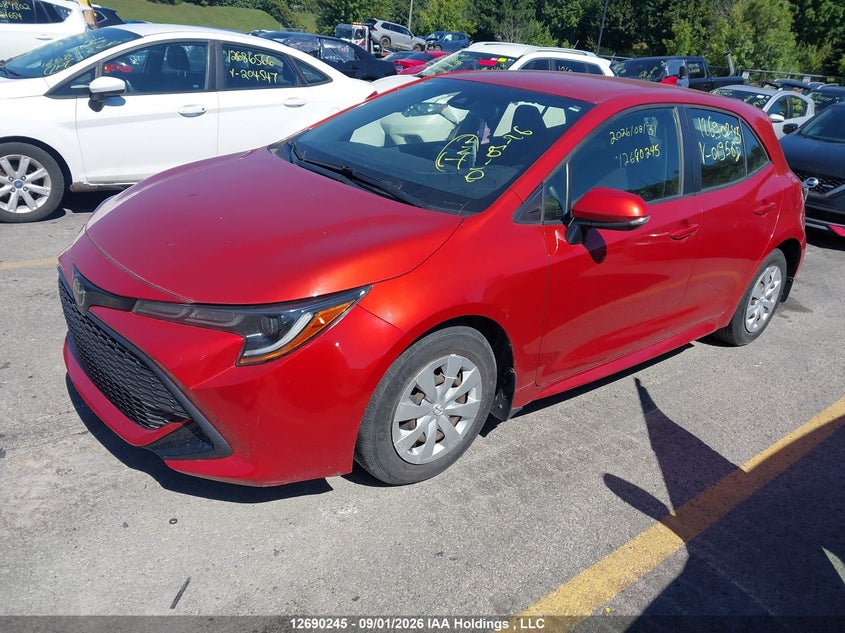 Vin: jtnk4rbe5k3019568, lot: 3095028, toyota corolla se/xse 20192