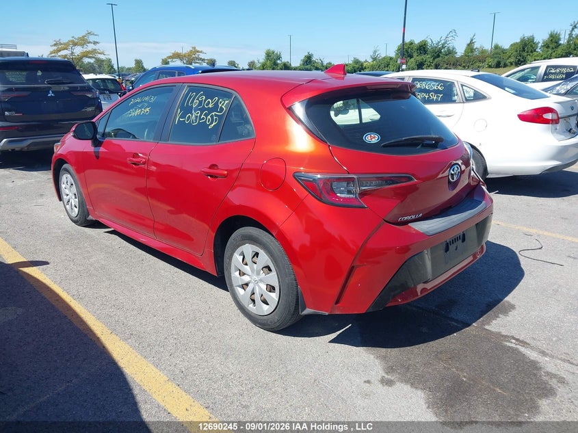 Vin: jtnk4rbe5k3019568, lot: 3095028, toyota corolla se/xse 20193