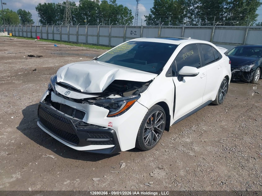 Vin: 5yfb4mbe8np099547, lot: 3095049, toyota corolla se 20222