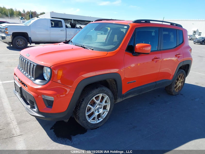 Vin: zacnjdbb5mpm82552, lot: 3095059, jeep renegade latitude 20212