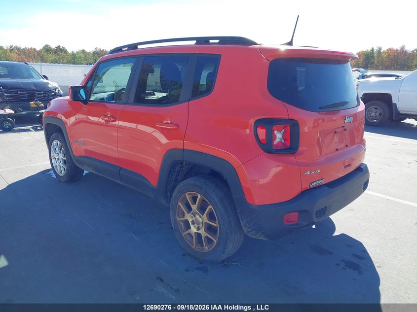 Vin: zacnjdbb5mpm82552, lot: 3095059, jeep renegade latitude 20213