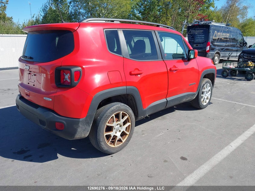 Vin: zacnjdbb5mpm82552, lot: 3095059, jeep renegade latitude 20214