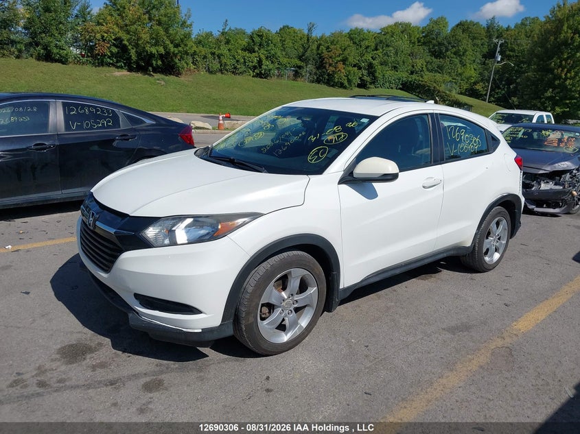 2016 Honda HR-V, Rear, IAAI, VIN 3CZRU6H36GM106404 — photo 2